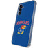 University of Kansas Collegiate Text Galaxy A55 5G Clear Case