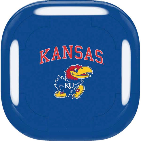University of Kansas Collegiate Text Galaxy Buds Live Skin