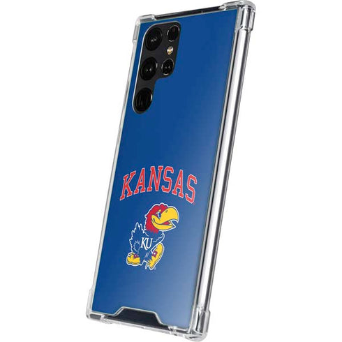 University of Kansas Collegiate Text Galaxy S23 Ultra Clear Case