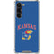 University of Kansas Collegiate Text Galaxy S24 FE Clear Case