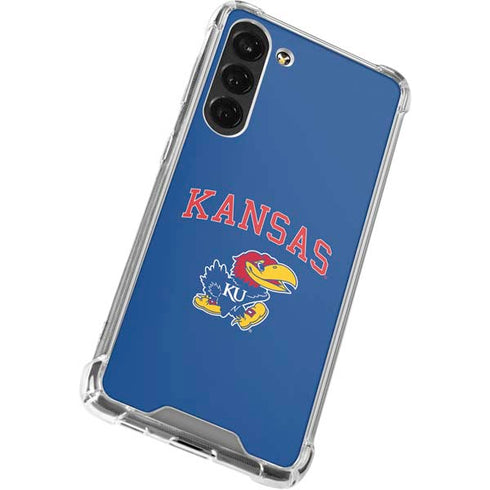 University of Kansas Collegiate Text Galaxy S24 FE Clear Case