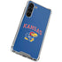University of Kansas Collegiate Text Galaxy S24 FE Clear Case