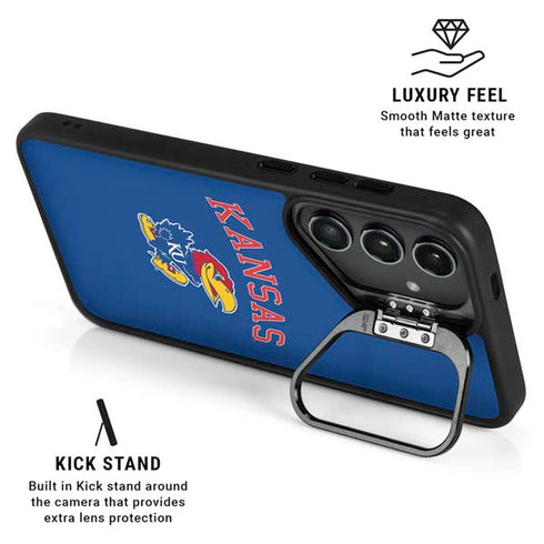 University of Kansas Collegiate Text Galaxy S24 Kickstand Case