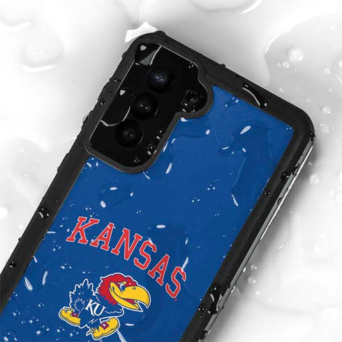 University of Kansas Collegiate Text Galaxy S24 Plus Waterproof Case