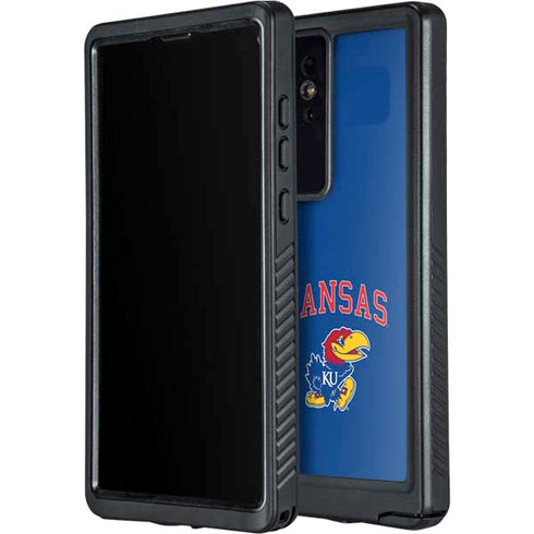 University of Kansas Collegiate Text Galaxy S24 Ultra Waterproof Case