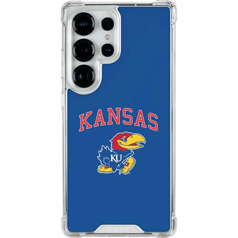 University of Kansas Collegiate Text Galaxy S25 Ultra Clear Case