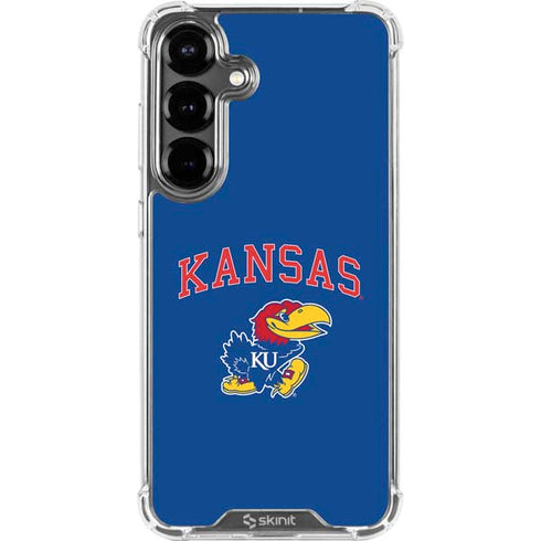 University of Kansas Collegiate Text Galaxy S26 Clear Case