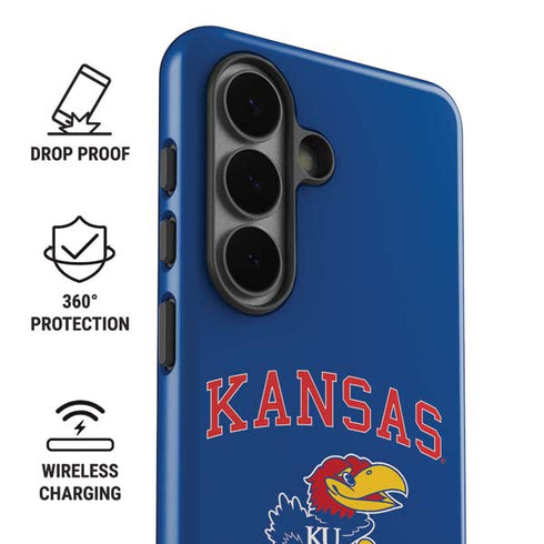 University of Kansas Collegiate Text Galaxy S26 Impact Case
