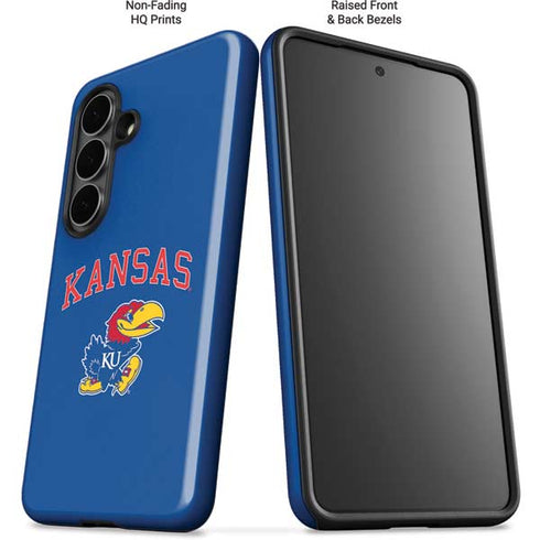 University of Kansas Collegiate Text Galaxy S26 Impact Case