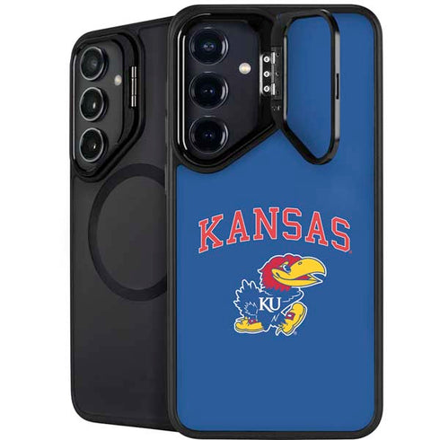 University of Kansas Collegiate Text Galaxy S26 Kickstand Case