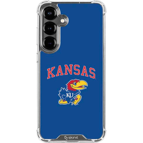 University of Kansas Collegiate Text Galaxy S26 Plus Clear Case