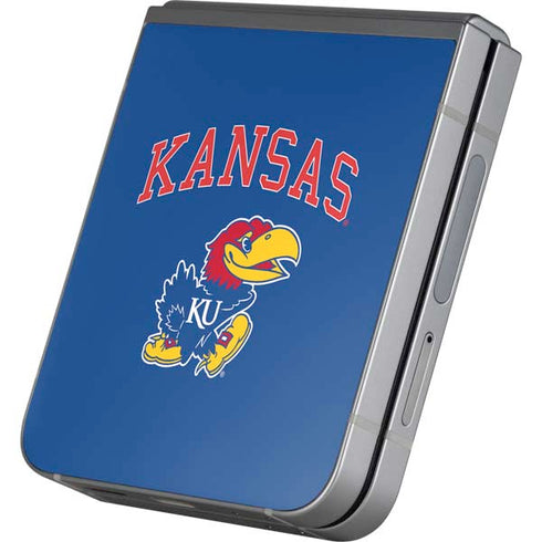 University of Kansas Collegiate Text Galaxy Z Flip6 Skin