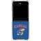 University of Kansas Collegiate Text Galaxy Z Flip6 Clear Case