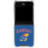 University of Kansas Collegiate Text Galaxy Z Flip6 Clear Case
