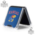 University of Kansas Collegiate Text Galaxy Z Flip6 Clear Case