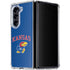 University of Kansas Collegiate Text Galaxy Z Fold5 5G Clear Case