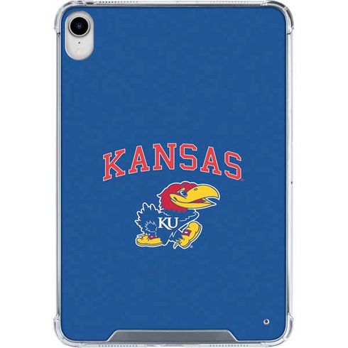 University of Kansas Collegiate Text iPad 11th Gen (2025) Clear Case