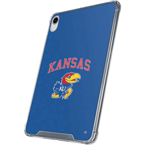 University of Kansas Collegiate Text iPad 11th Gen (2025) Clear Case