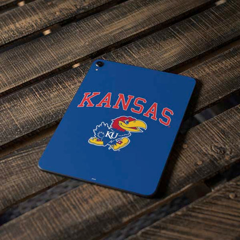 University of Kansas Collegiate Text Apple iPad Pro Skin
