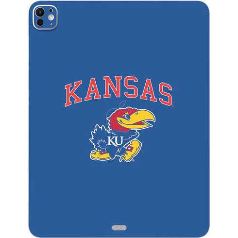 University of Kansas Collegiate Text iPad Pro 13in M4 (2024) Skin