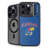 University of Kansas Collegiate Text iPhone 14 Pro Kickstand Case