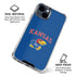 University of Kansas Collegiate Text iPhone 15 Clear Case
