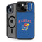University of Kansas Collegiate Text iPhone 15 Plus Kickstand Case