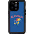 University of Kansas Collegiate Text iPhone 15 Pro Waterproof Case