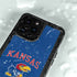 University of Kansas Collegiate Text iPhone 15 Pro Waterproof Case
