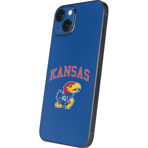 University of Kansas Collegiate Text iPhone 15 Skin