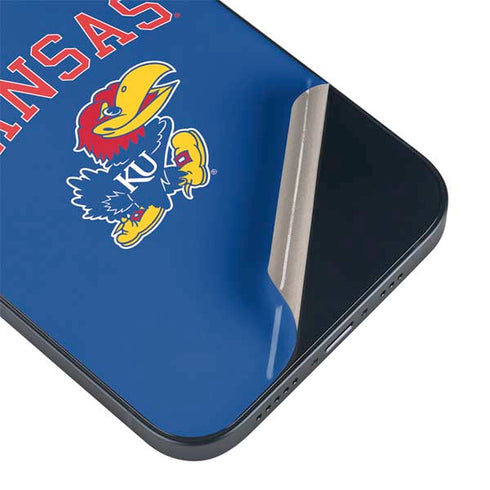 University of Kansas Collegiate Text iPhone 15 Skin