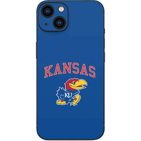 University of Kansas Collegiate Text iPhone 15 Skin