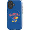 University of Kansas Collegiate Text iPhone 16 Magsafe Impact Case