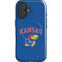 University of Kansas Collegiate Text iPhone 16 Plus Magsafe Impact Case
