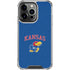 University of Kansas Collegiate Text iPhone 16 Pro Clear Case