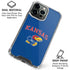 University of Kansas Collegiate Text iPhone 16 Pro Clear Case
