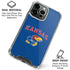 University of Kansas Collegiate Text iPhone 16 Pro Max Clear Case
