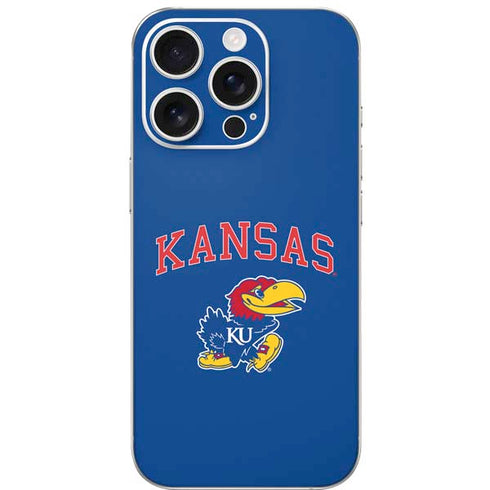 University of Kansas Collegiate Text iPhone 16 Pro Skin