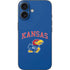 University of Kansas Collegiate Text iPhone 16 Skin