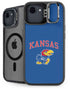 University of Kansas Collegiate Text iPhone 16e Kickstand Case