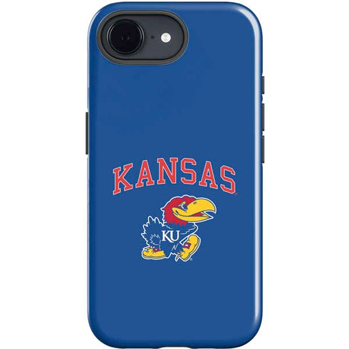 University of Kansas Collegiate Text iPhone 16e Impact Case