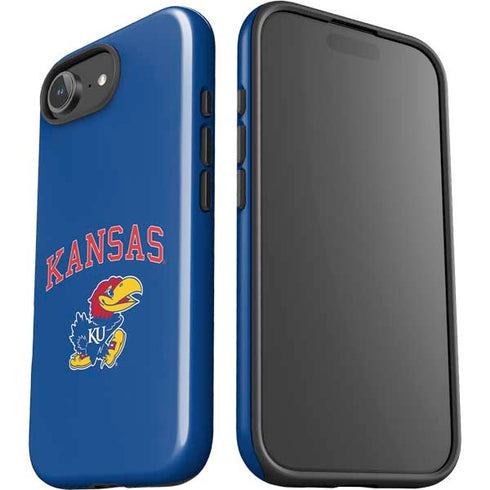 University of Kansas Collegiate Text iPhone 16e Impact Case