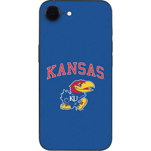 University of Kansas Collegiate Text iPhone 16e Skin