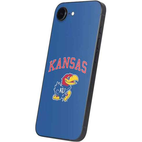 University of Kansas Collegiate Text iPhone 16e Skin