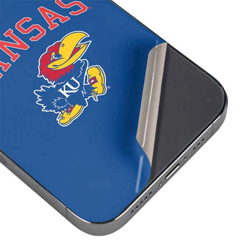 University of Kansas Collegiate Text iPhone 16e Skin