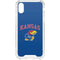 University of Kansas Collegiate Text iPhone XS Clear Case