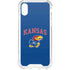 University of Kansas Collegiate Text iPhone XS Clear Case