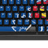 University of Kansas Collegiate Text K95 RGB PLATINUM Mechanical Gaming Keyboard Skin
