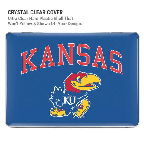 University of Kansas Collegiate Text MacBook Pro 14in (2021-24) Case plus Skin