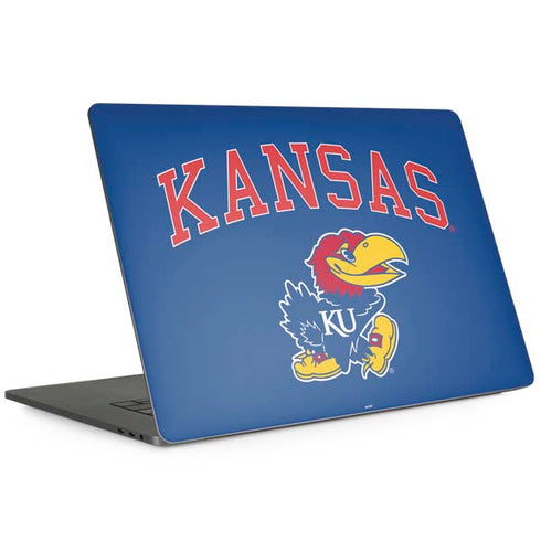 University of Kansas Collegiate Text MacBook Skins
